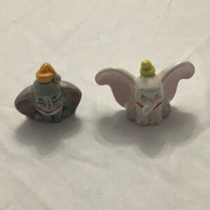 Vintage Disney China Dumbo Porcelain Figurine.Set of 2.